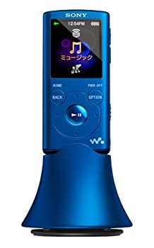 SONY ウォークマン Eシリーズ [メモリータイプ] スピーカー付 2GB ブルー NW-E052K/L（中古品）