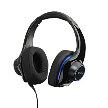 DENON URBAN RAVER 密閉型オーバーヘッドヘッドホン ブラック AH-D400（中古品）