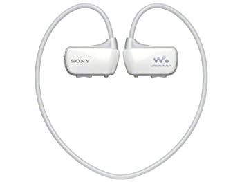 SONY ウォークマン Wシリーズ 8GB ヘッドホン一体型 防水タイプ ホワイト NW-W274S/W（中古品）