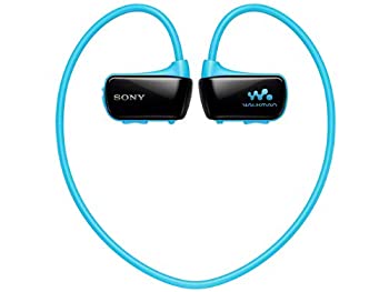 SONY ウォークマン Wシリーズ 8GB ヘッドホン一体型 防水タイプ ブルー NW-W274S/L（中古品）