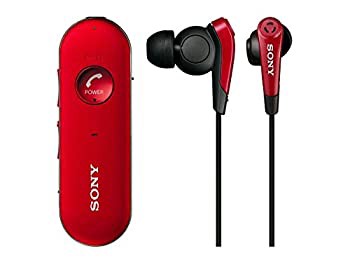 ソニー SONY ワイヤレスノイズキャンセリングイヤホン MDR-EX31BN : カナル型 Bluetooth対応 レッド MDR-EX31BN R（中古品）