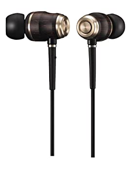 JVC HA-FX750 WOODシリーズ カナル型イヤホン ハイレゾ音源対応 ブラック（中古品）