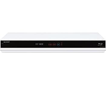 シャープ 1TB 2チューナー ブルーレイレコーダー ホワイト AQUOS BD-W1800W(中古品)
