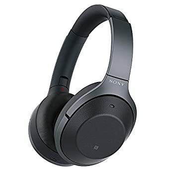 ソニー SONY ワイヤレスノイズキャンセリングヘッドホン WH-1000XM2 B : Bluetooth/ハイレゾ 最大30時間連続再生 密閉型 マイク付 2017年 ブラッ（中古品）