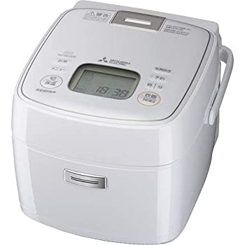 三菱 IHジャー炊飯器（3.5合炊き） ピュアホワイトMITSUBISHI 備長炭 炭炊釜 NJ-SEA06-W（中古品）