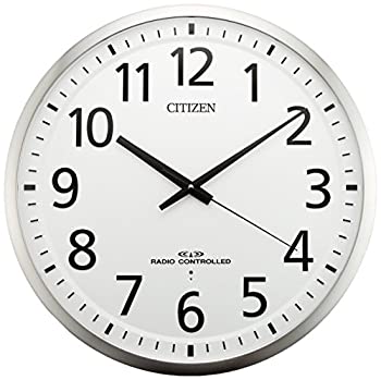 CITIZEN シチズン 掛け時計 電波時計 スペイシーM465 8MY465-019 790076（中古品）