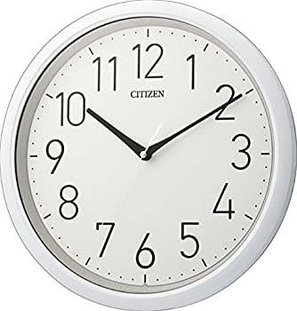 CITIZEN シチズン 掛け時計 防水 防塵 静音 白 CITIZEN 8MG799-003（中古品）