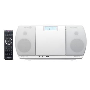 KENWOOD コンポ ホワイト CDプレーヤー