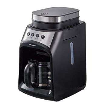 レコルト グラインドアンドドリップコーヒーメーカー フィーカ [ ブラック / RGD-1 ] recolte Grind ＆ Drip Coffee Maker FIKA（中古品）