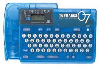 キングジム ラベルライター テプラTR TR07 青（中古品）