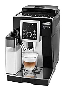 デロンギ(DeLonghi)コンパクト全自動コーヒーメーカー ブラック マグニフィカ S カプチーノ スマート ECAM23260SBN（中古品）