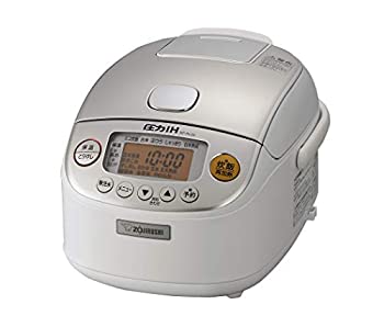 象印 炊飯器 圧力IH式 3合 極め炊き 黒まる厚釜 ホワイト NP-RL05-WA（中古品）