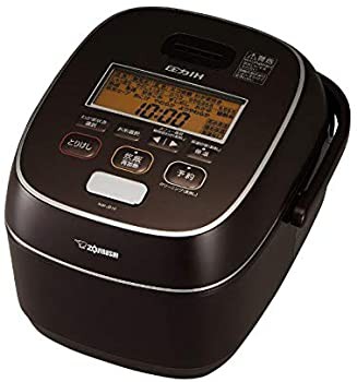 象印 炊飯器 圧力IH式 5.5合 極め炊き 鉄器コートプラチナ厚釜 ブラウン NW-JB10-TA(中古品)の通販は
