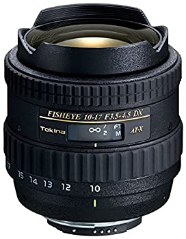 Tokina 魚眼ズームレンズ AT-X 107 DX Fisheye 10-17mm F3.5-4.5 (IF) ニコン用 APS-C対応（中古品）