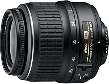 Nikon 標準ズームレンズ AF-S DX Zoom Nikkor ED 18-55mm f/3.5-5.6 G II ブラック ニコンDXフォーマット専用（中古品）