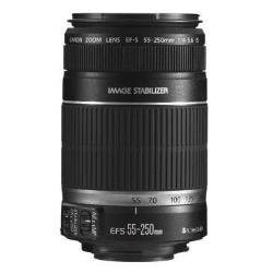 Canon 望遠レンズ EF-S55-250mm F4-5.6 IS APS-C対応（中古品）