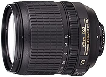 Nikon 標準ズームレンズ AF-S DX NIKKOR 18-105mm f/3.5-5.6G ED VR ニコンDXフォーマット専用（中古品）