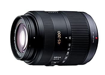 パナソニック 望遠ズームレンズ マイクロフォーサーズ用 ルミックス G VARIO 45-200mm/F4.0-5.6/MEGA O.I.S. H-FS045200（中古品）