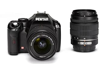 Pentax デジタル一眼レフカメラ K-m ダブルズームキット K-mWZK（中古品）