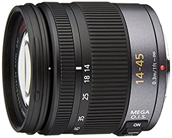 パナソニック 標準ズームレンズ マイクロフォーサーズ用 ルミックス G VARIO 14-45mm/F3.5-5.6 ASPH/MEGA O.I.S. H-FS014045（中古品）