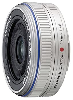 OLYMPUS パンケーキレンズ M.ZUIKO DIGITAL 17mm F2.8 シルバー（中古品）