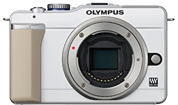 OLYMPUS ミラーレス一眼 PEN E-PL1ボディ ホワイト E-PL1 BODY WHT（中古品）の通販は 15,221円