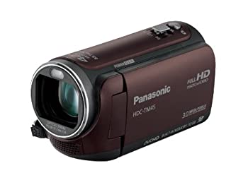 パナソニック デジタルハイビジョンビデオカメラ TM45 内蔵メモリー32GB ショコラブラウン HDC-TM45-T（中古品）