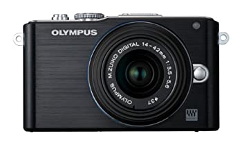 OLYMPUS ミラーレス一眼 PEN Lite E-PL3 レンズキット ブラック OLYMPUS ミラーレス一眼 PEN Lite E-PL3 レンズキット ブラック