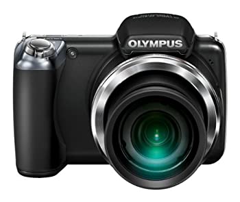 OLYMPUS デジタルカメラ SP-810UZ ブラック 1400万画素 光学36倍ズーム 3.0型ワイドLCD 広角28mm 3Dフォト機能 SP-810UZ BLK（中古品）