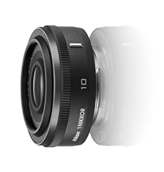Nikon 単焦点レンズ 1 NIKKOR 10mm f/2.8 ブラック ニコンCXフォーマット専用（中古品）