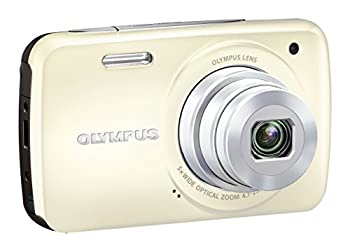 OLYMPUS デジタルカメラ VH-210 ホワイト 1400万画素 光学5倍ズーム DIS ハイビジョンムービー 3.0型LCD 広角26mm 3Dフォト機能 VH-210 WHT（中古品）