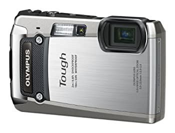 OLYMPUS デジタルカメラ TG-820 シルバー 10m防水 2m耐落下衝撃 -10℃耐低温 耐荷重100kg 1200万画素 裏面照射型CMOS 光学5倍ズーム DUAL