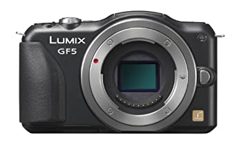 パナソニック ミラーレス一眼カメラ ルミックス GF5 ボディ 1210万画素 エスプリブラック DMC-GF5-K（中古品）