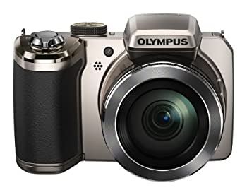 OLYMPUS デジタルカメラ STYLUS SP-820UZ 1400万画素CMOS 光学40倍ズーム 広角22.4mm シルバー SP-820UZ SLV（中古品）