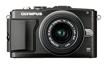 OLYMPUS ミラーレス一眼 PEN Lite E-PL5 レンズキット ブラック E-PL5 LKIT BLK（中古品）の通販は
