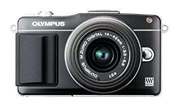 OLYMPUS ミラーレス一眼 PEN mini E-PM2 レンズキット ブラック LKIT