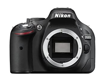 Nikon デジタル一眼レフカメラ D5200 ボディー ブラック D5200BK（中古品）