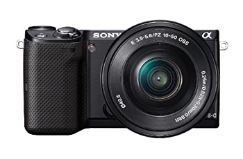 SONY ソニー デジタル一眼カメラ「NEX-5T」パワーズームレンズキット(ブラック) NEX-5T NEX-5TL-B（中古品）