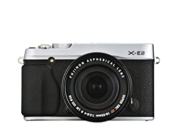 FUJIFILM ミラーレス一眼 X-E2 ズームレンズキット シルバー F X-E2S/1855KIT（中古品）