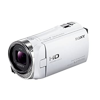ソニー SONY ビデオカメラ Handycam CX420 内蔵メモリ32GB ホワイト HDR-CX420/W（中古品）