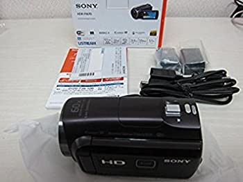 SONY HDビデオカメラ Handycam HDR-PJ670 ボルドーブラウン 光学30倍 HDR-PJ670-T（中古品）