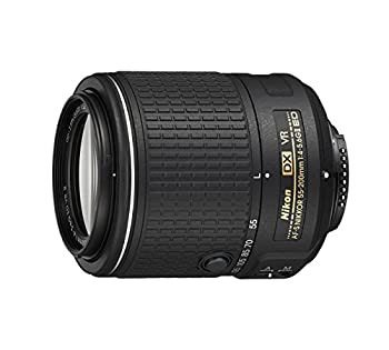 Nikon 望遠ズームレンズ AF-S DX NIKKOR 55-200mm f/4-5.6G ED VR II ニコンDXフォーマット用 AFSDXVR55-200G2（中古品）