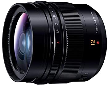 パナソニック 単焦点 広角レンズ マイクロフォーサーズ用 ライカ DG SUMMILUX 12mm/F1.4 ASPH. H-X012（中古品）
