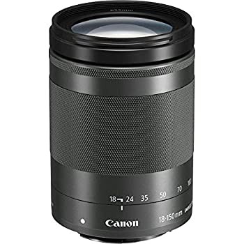 Canon 望遠ズームレンズ EF-M18-150mm F3.5-6.3 IS STM ミラーレス専用 グラファイト EF-M18-150ISSTM（中古品）