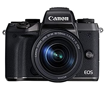 Canon ミラーレス一眼カメラ EOS M5 レンズキット EF-M18-150mm F3.5-6.3 IS STM付属 EOSM5-18150ISSTMLK（中古品）