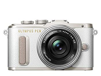 OLYMPUS ミラーレス一眼 E-PL8 レンズキット ホワイト（中古品）