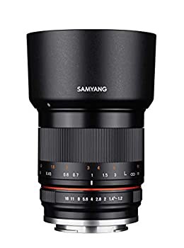 SAMYANG 単焦点標準レンズ 35mm F1.2 ED AS UMC CS マニュアルフォーカス キヤノン EOS M用 APS-C対応（中古品）