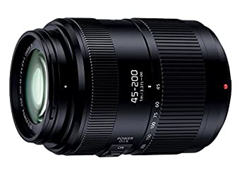 パナソニック 望遠ズームレンズ マイクロフォーサーズ用 ルミックス G VARIO 45-200mm/F4.0-5.6 II ASPH. /POWER O.I.S. H-FSA45200（中古品）