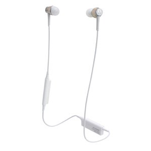 audio-technica ATH-CKR55BT CG シャンパンゴールド Bluetoothイヤホン ワイヤレスイヤホン オーディオテクニカ（中古品）
