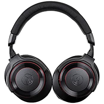 オーディオテクニカ Bluetooth対応ワイヤレスヘッドホン（ブラックレッド）audio-technica ATH-WS990BT BRD（中古品）